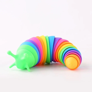 Flexibilná zmyslová novinka Emulácia končekov prstov Worm Toy Children Antistress S